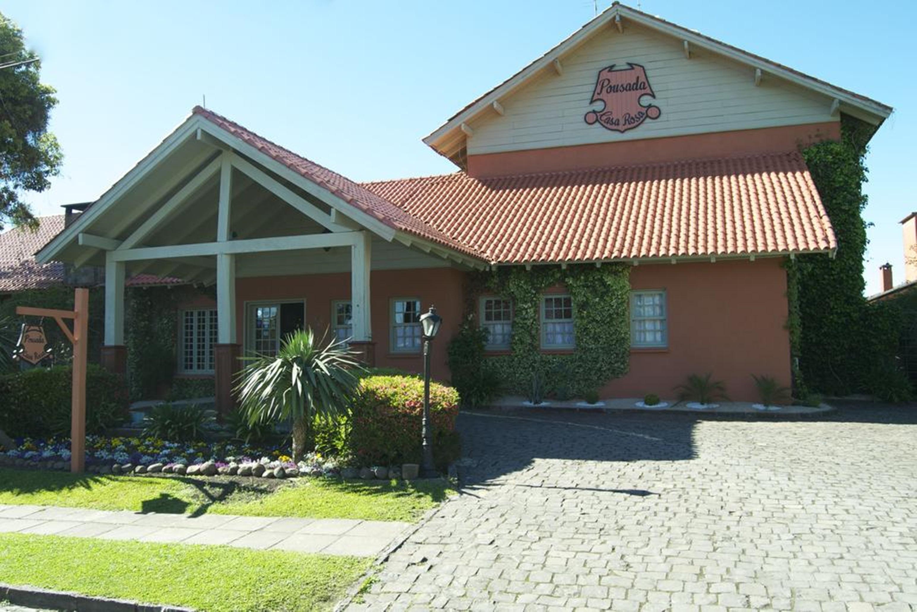 Pousada Casa Rosa カネラ エクステリア 写真